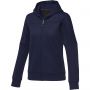 Elevate Nubia women's performance full zip knit jacket, Navy