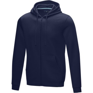Ruby men's  organic GRS recycled full zip hoodie, Navy <font size=1>[ENG]</font>