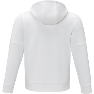 Elevate Sayan men's half zip anorak hooded sweater, White (Pullovers)