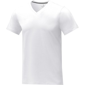 Somoto short sleeve men?s V-neck t-shirt, White <font size=1>[ENG]</font>