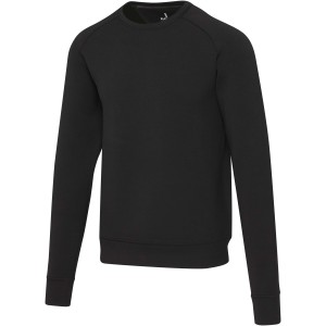 Yukon unisex interlock sports crewneck sweater, Solid black <font size=1>[ENG]</font>