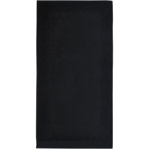 Ellie 550 g/m2 cotton bath towel 70x140 cm, Solid black (Towels)