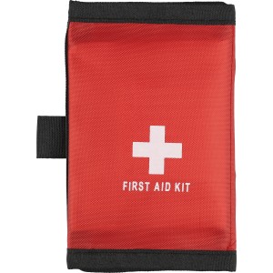 rPET (600D) polyester first aid pouch Kairo, red <font size=1>[ENG]</font>
