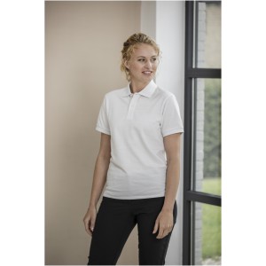 Emerald short sleeve unisex Aware(tm) recycled polo, Navy (Polo short, mixed fiber, synthetic)