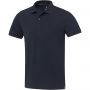 Emerald short sleeve unisex Aware(tm) recycled polo, Navy