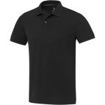 Emerald short sleeve unisex Aware<sup>™</sup> recycled polo, Solid black <font size=1>[ENG]</font> (3753990)