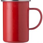 Enamel mug (450 ml) Ayden, red (1014857-08)