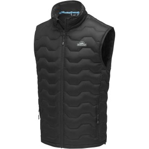 Epidote men's GRS recycled insulated down bodywarmer, Solid black (Vests)