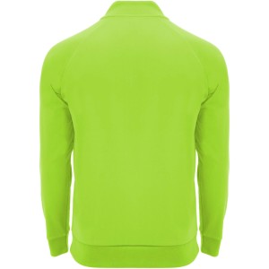 Epiro long sleeve kids quarter zip sweatshirt, Fluor Green (Pullovers)