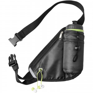 Erich multi purpose sports waist bag, Black (Waist bags)