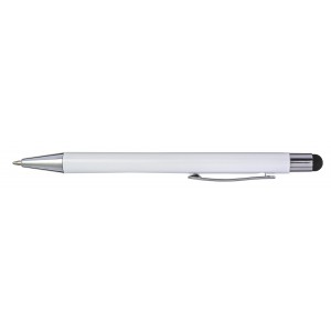 Kugelschreiber 'Milano' aus Aluminium, Schwarz