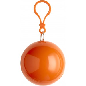 Poncho aus Kunststoff Pippa, Orange