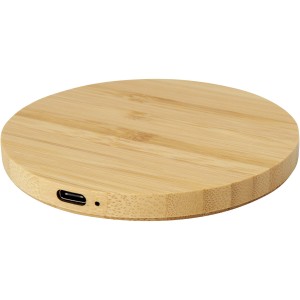 Essence 15W bamboo wireless charging pad, Wood (Powerbanks)