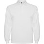 Estrella long sleeve men's polo, White