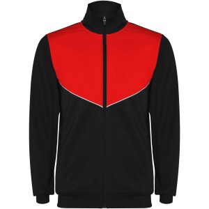 Evans kids tracksuit, Solid black, Red (Pullovers)