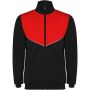 Evans kids tracksuit, Solid black, Red