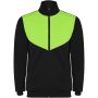 Evans unisex tracksuit, Solid black, Lime