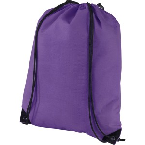 Evergreen non-woven drawstring backpack, Purple (Backpacks)