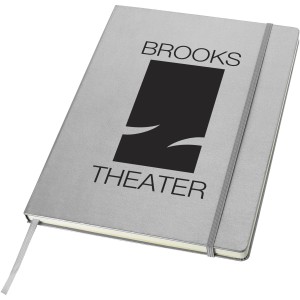 Executive A4 hard cover notebook, Silver (Notebooks)