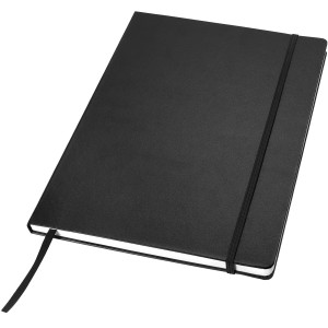 Executive A4 hard cover notebook, solid black (Notebooks)