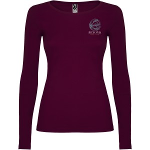 Extreme long sleeve women's t-shirt, Garnet (Long-sleeved shirt)