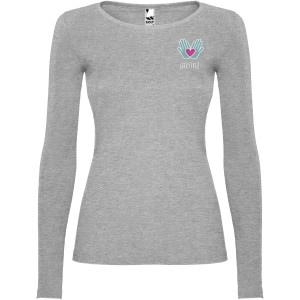 Extreme long sleeve women's t-shirt, Marl Grey (Long-sleeved shirt)