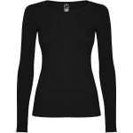 Extreme long sleeve women's t-shirt, Solid black (R12183O)
