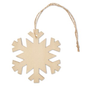 Snowflake Tree hanger, Wood <font size=1>[ENG]</font>
