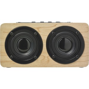 Wireless Lautsprecher aus Holz Adrienne, Braun