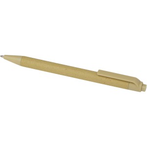 Fabianna crush paper ballpoint pen, Green (Wooden, bamboo, carton pen)