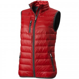 Fairview light down ladies bodywarmer, Red (Vests)