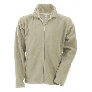 FALCO - FULL ZIP MICROFLEECE JACKET, Beige (Polar pullovers)