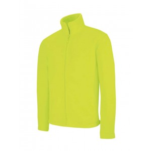 FALCO - FULL ZIP MICROFLEECE JACKET, Fluorescent Yellow (Polar pullovers)