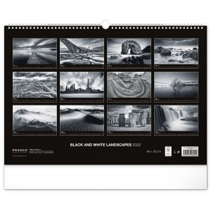 Falinaptr B&W Landscapes 2022, 48  33 cm (Calendars)