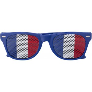 Fan Sonnenbrille aus Plexiglas Lexi, blue/white/red