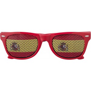 Fan Sonnenbrille aus Plexiglas Lexi, red/yellow