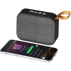 Fashion fabric Bluetooth(r) speaker, Grey (Speakers, radios)