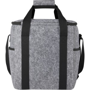 Felta GRS recycled felt bottle cooler bag 21L, Grey (Cooler bags)