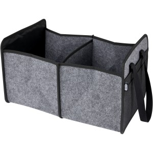 Felta GRS recycled felt foldable car organiser, Medium grey (Car accesories)