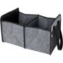 Felta GRS recycled felt foldable car organiser, Medium grey