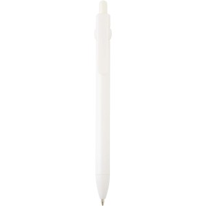 Fidget recycled plastic ballpoint pen (black ink), White <font size=1>[ENG]</font>