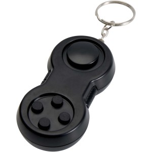 Fidgix controller fidget keychain, Solid black <font size=1>[ENG]</font>