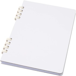 Fil A5 hard cover RCS recycled spiral notebook, White <font size=1>[ENG]</font>