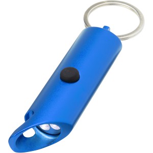 Flare RCS recycled aluminium IPX LED light and bottle opener (Keychains)