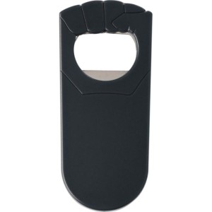 Flaschenffner aus Kunststoff Tay, Schwarz (Flaschenffner, Korkenzieher)
