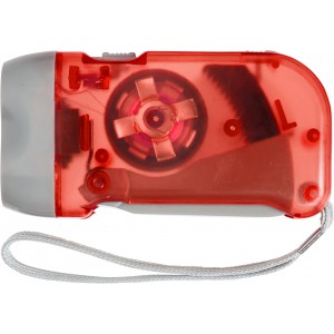 ABS dynamo torch Tristan, red (Lamps)