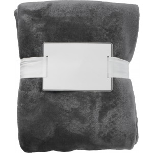 Fleece (280 gr/m2) blanket Sean, grey (Blanket)