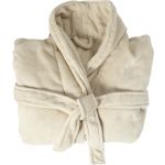 Fleece-Bademantel Derek, beige (7775-357)