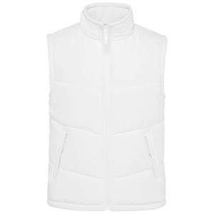 FLEECE LINED BODYWARMER, White (Vests)