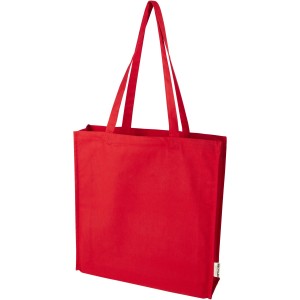 Florida 270 g/m2 GRS recycled gusset tote bag 14L, Red (Shopping bags)